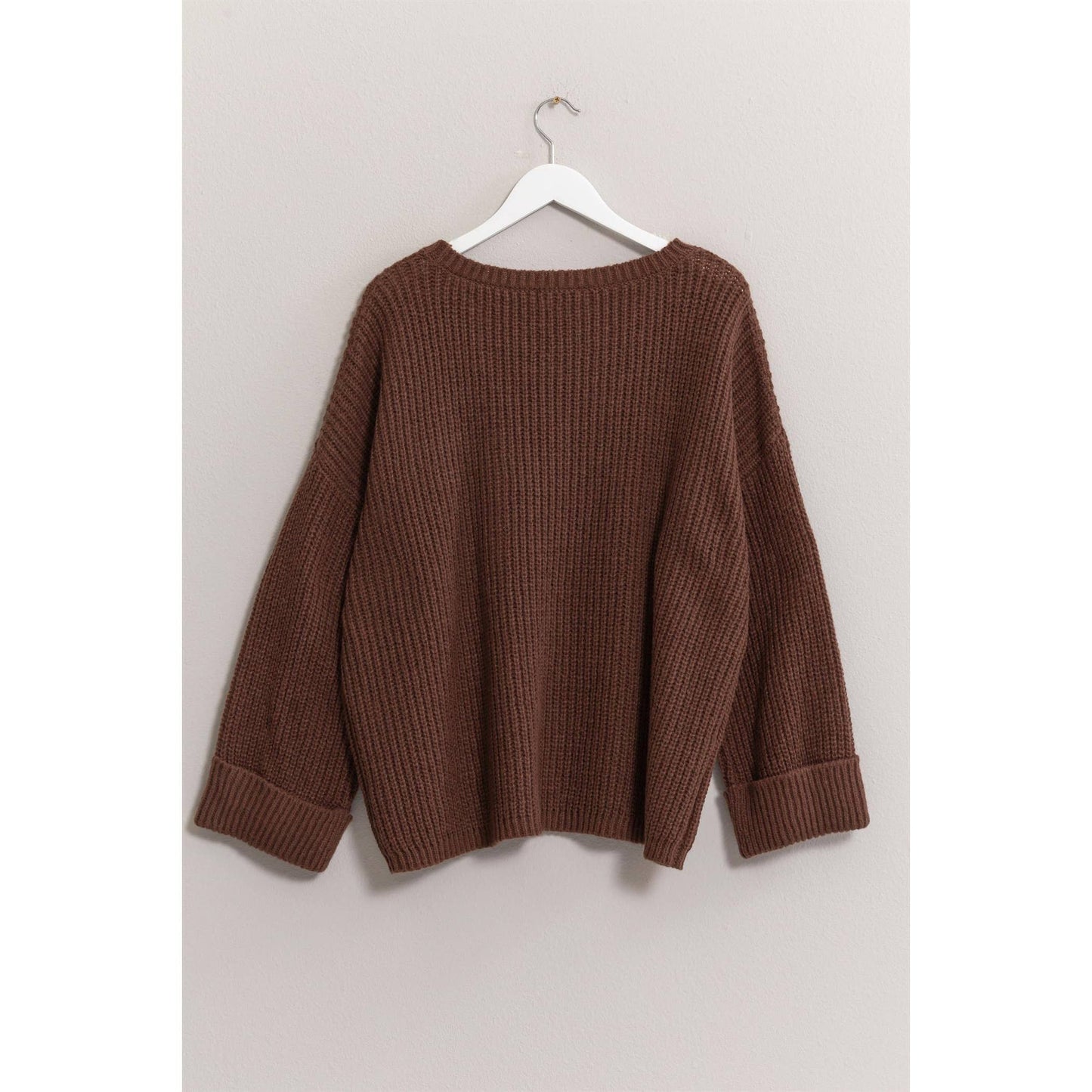 Espresso Oversized Sweater