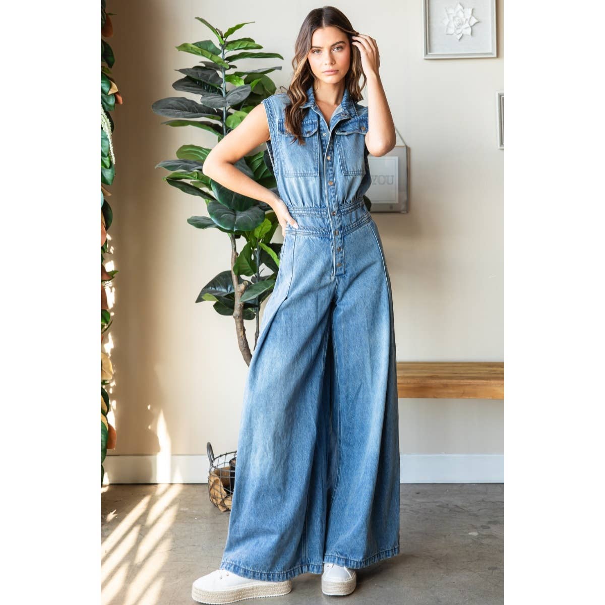 Jodie Denim Jumpsuit