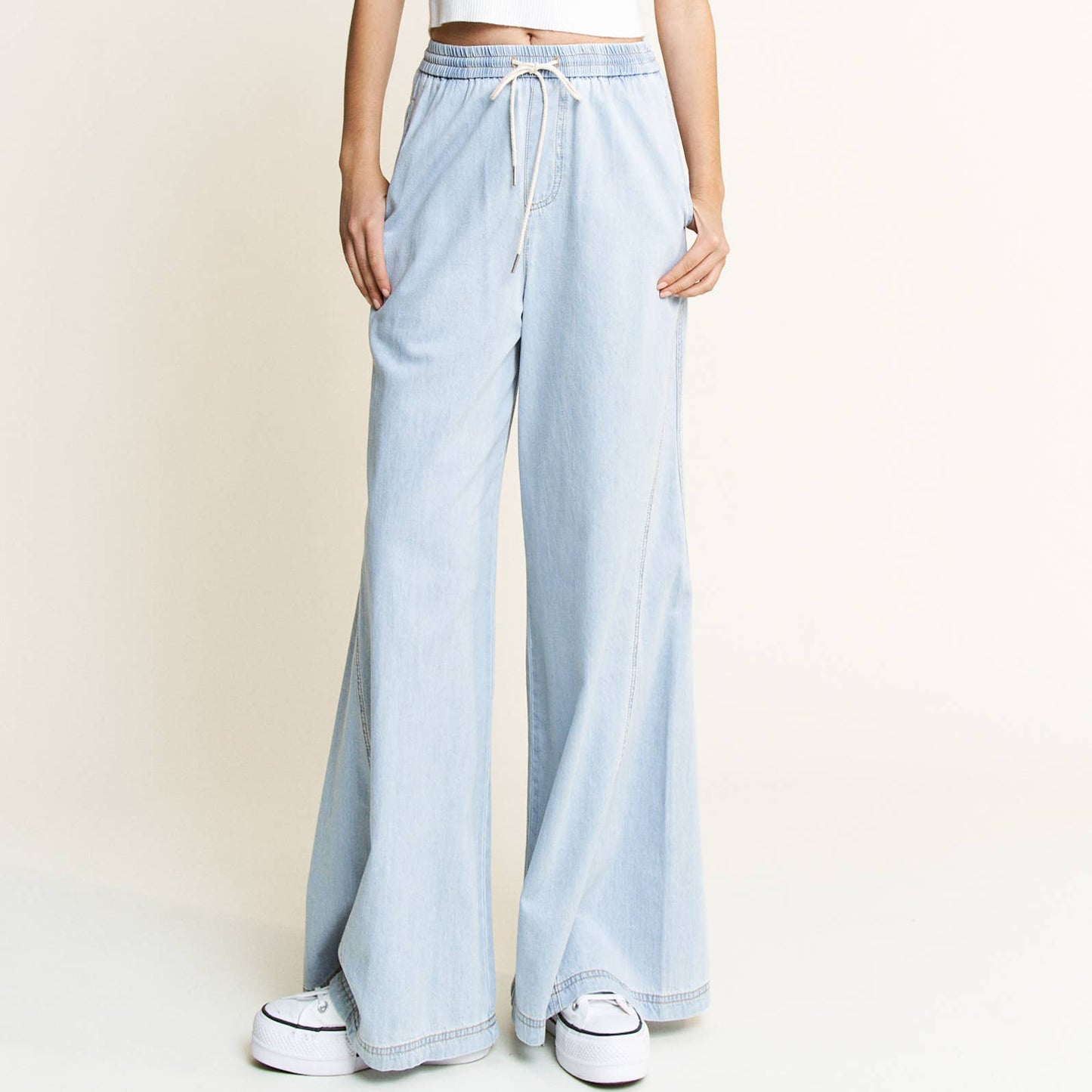 Ultra Soft Wide Leg Jeans