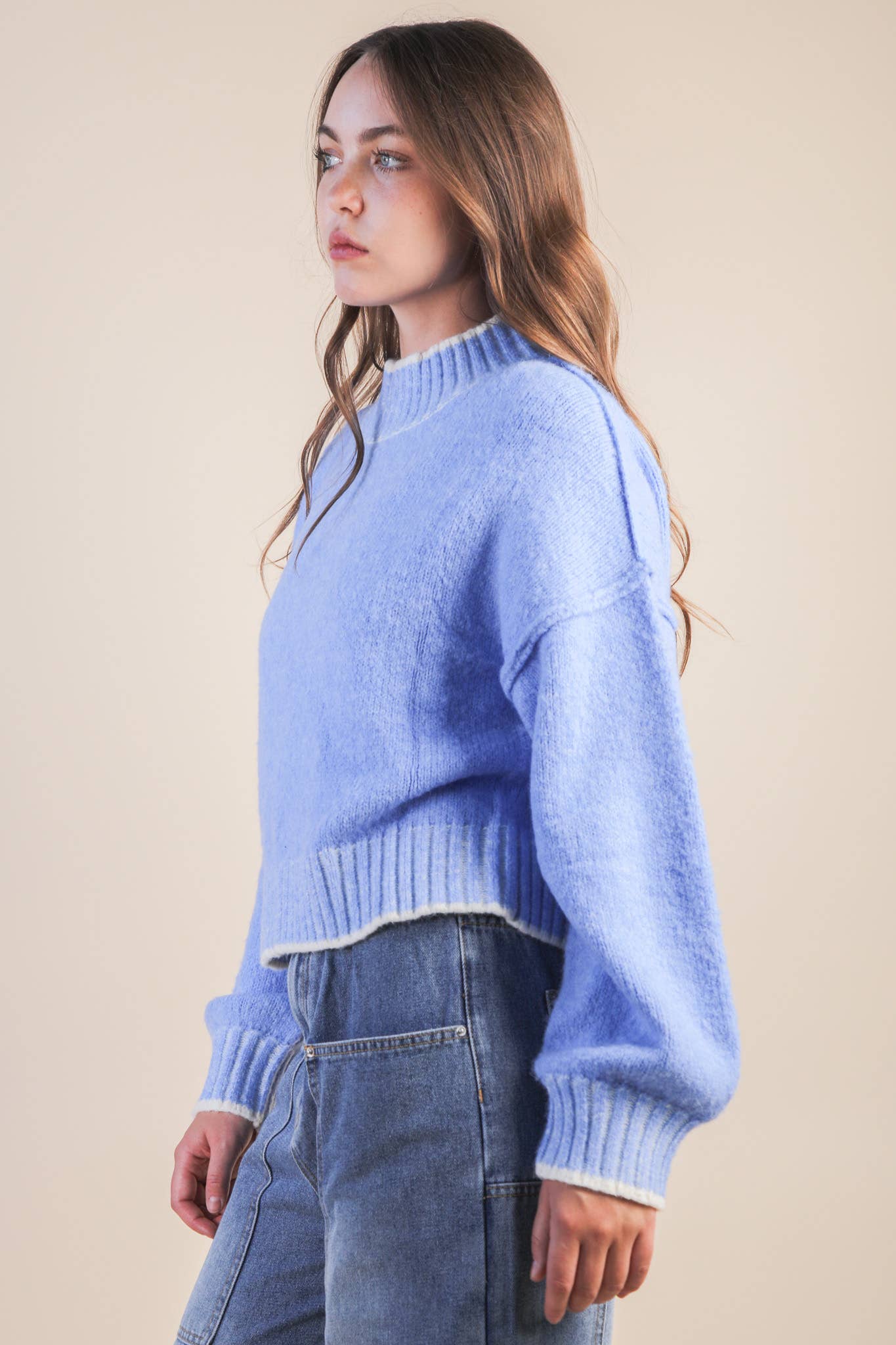 Nanette Sweater- Sky