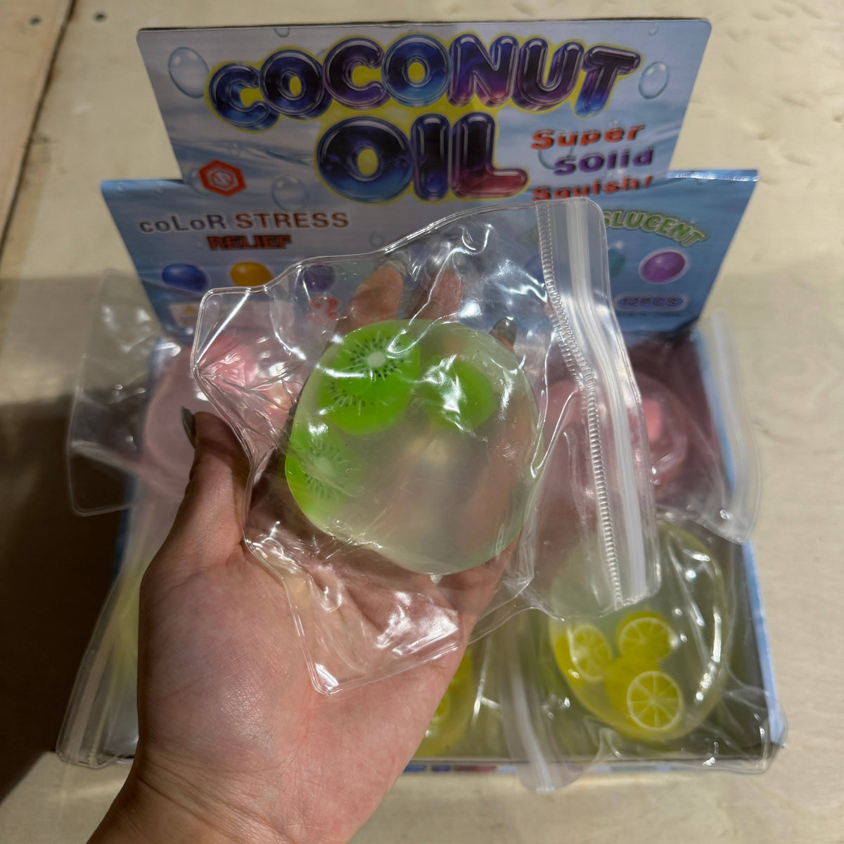 Coconut Oil Vaseline Mixed Fruit Ball Squishy