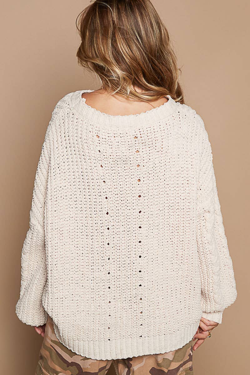 Carrie Sweater- Cream