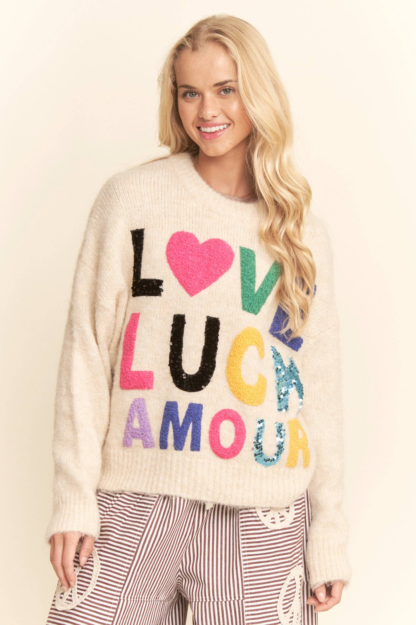 Love Luck Amour Sweater