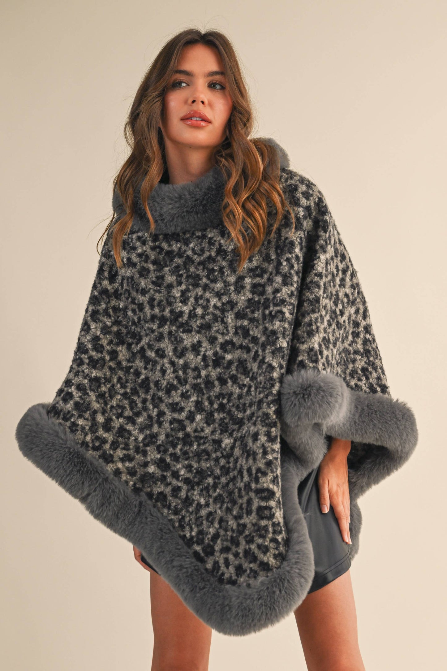 Wild About You Fur Poncho