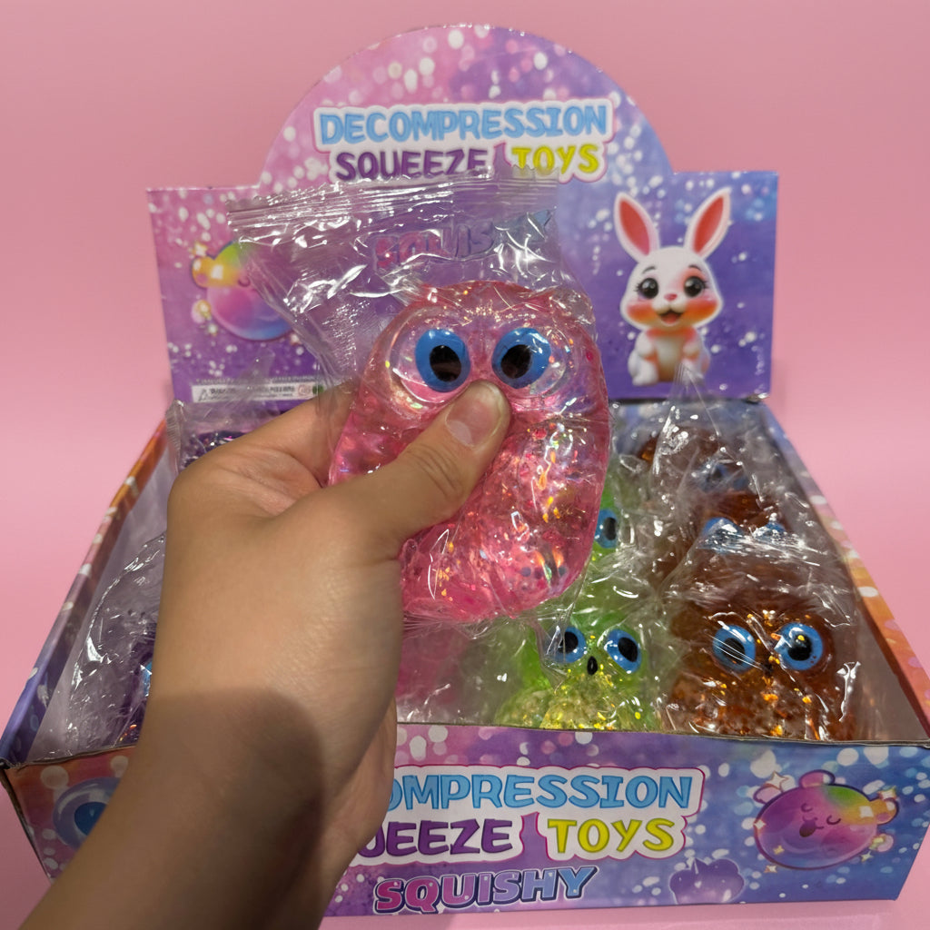 Sugar Glitter Owl Squishy