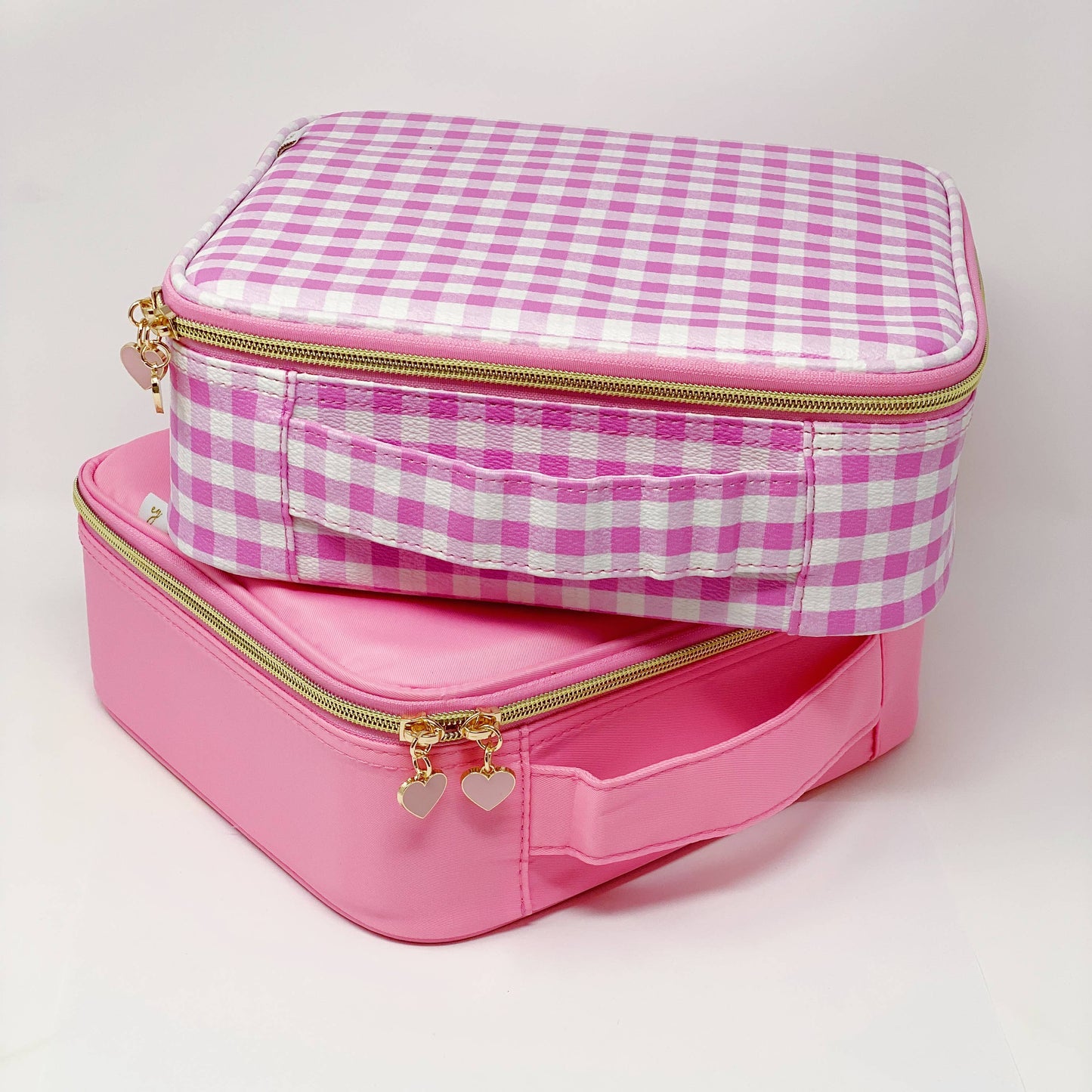 Glam Girl Cosmetic Case: Solid Pink