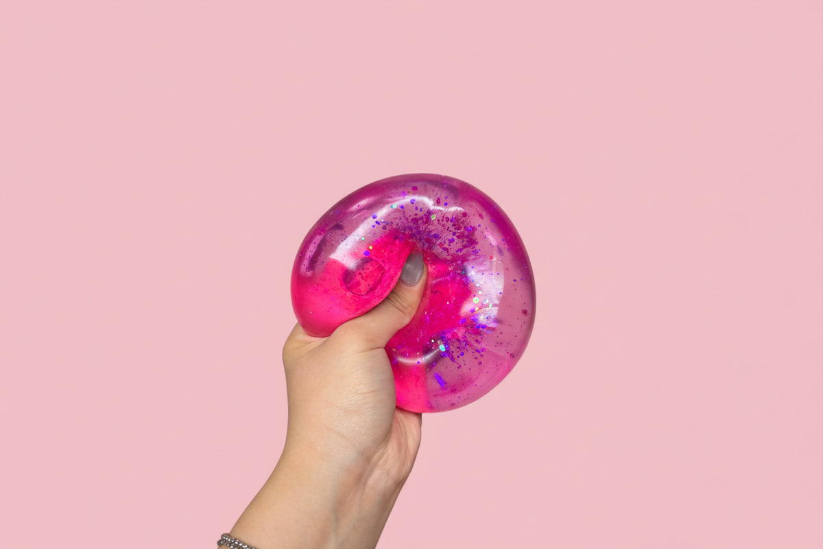 Jumbo Sugar Squeeze Glitter Cube