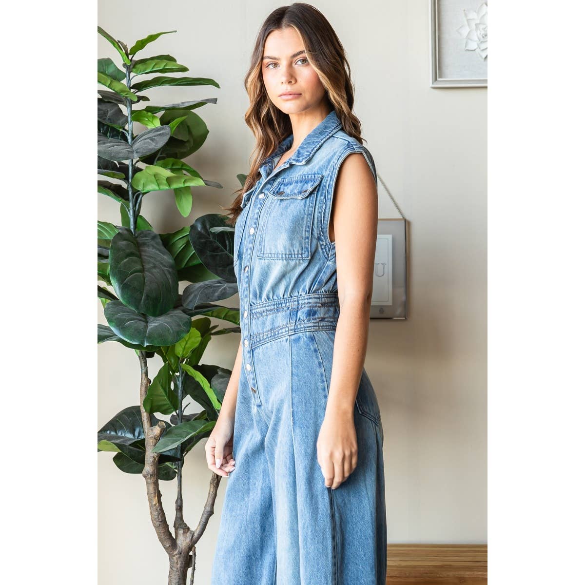 Jodie Denim Jumpsuit