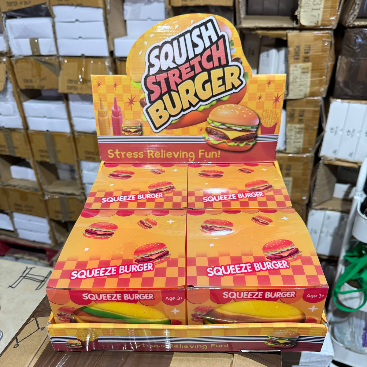 Jumbo Burger Squishy