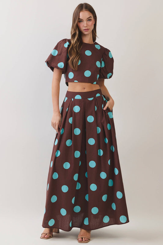 Ophelia Polka Dot Set