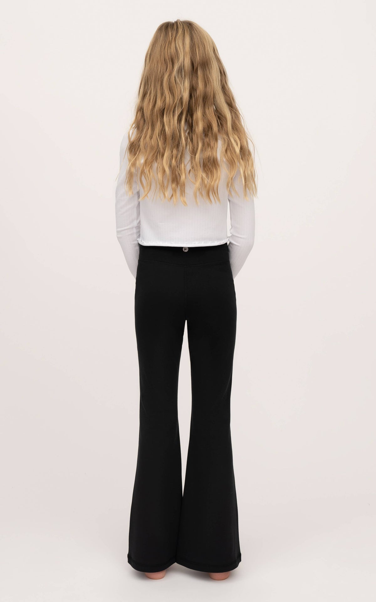 Girls- Crossover Flared Leggings