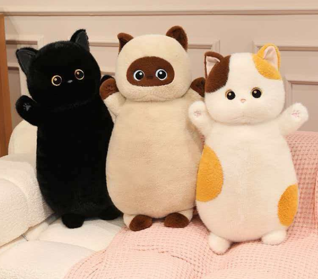 27.6 inch Cat Plush Pillow