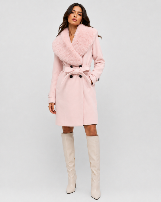 Elise Baby Pink Coat