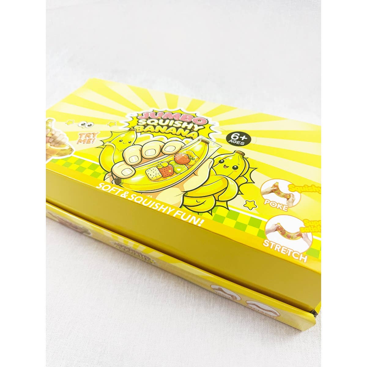 Clear Banana Slow Rising Squishy