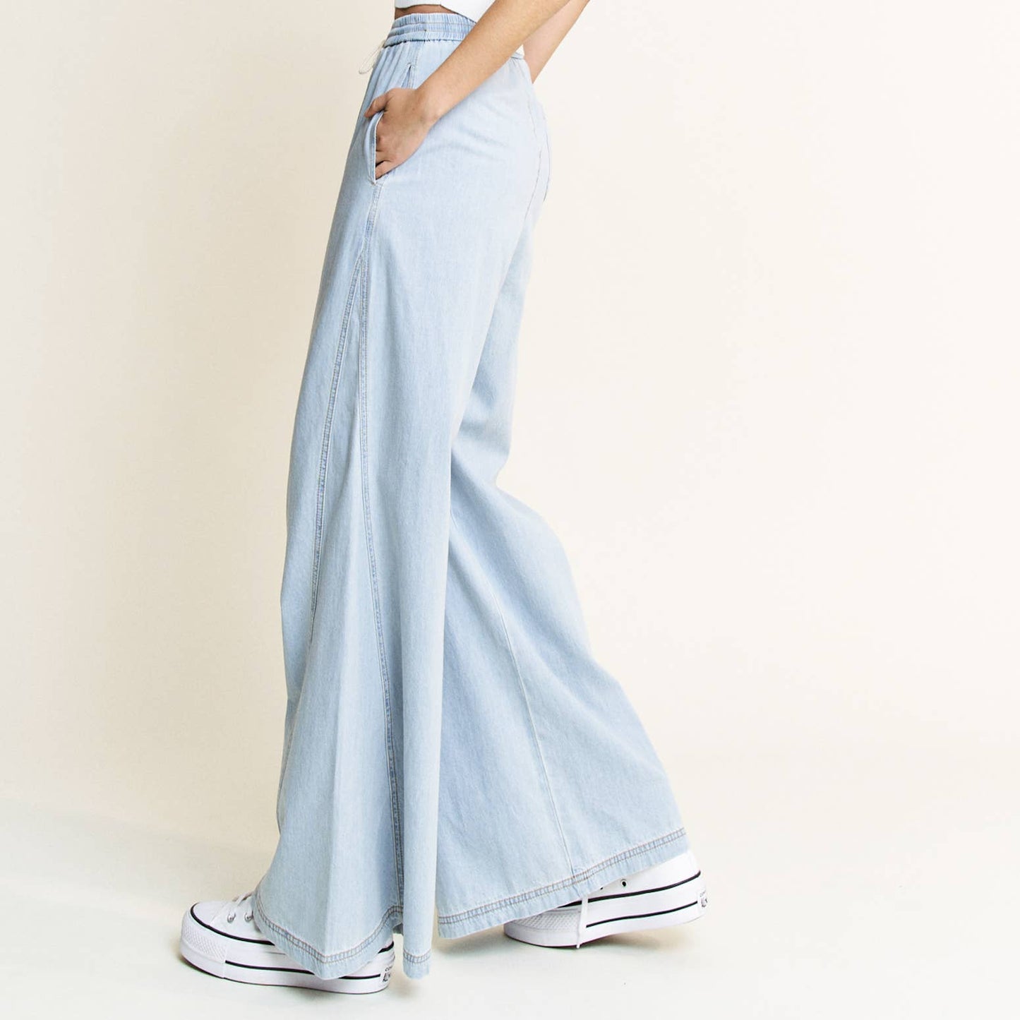Ultra Soft Wide Leg Jeans