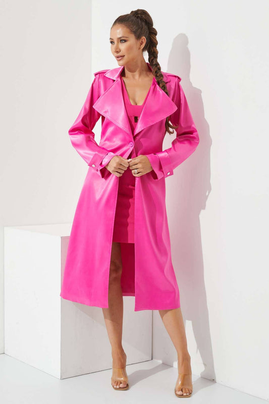 Moira Satin Trench