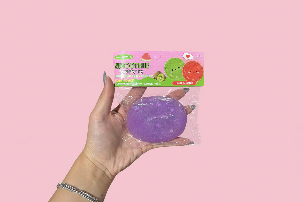 Grape Fruit Icy Slush Ball Squishy