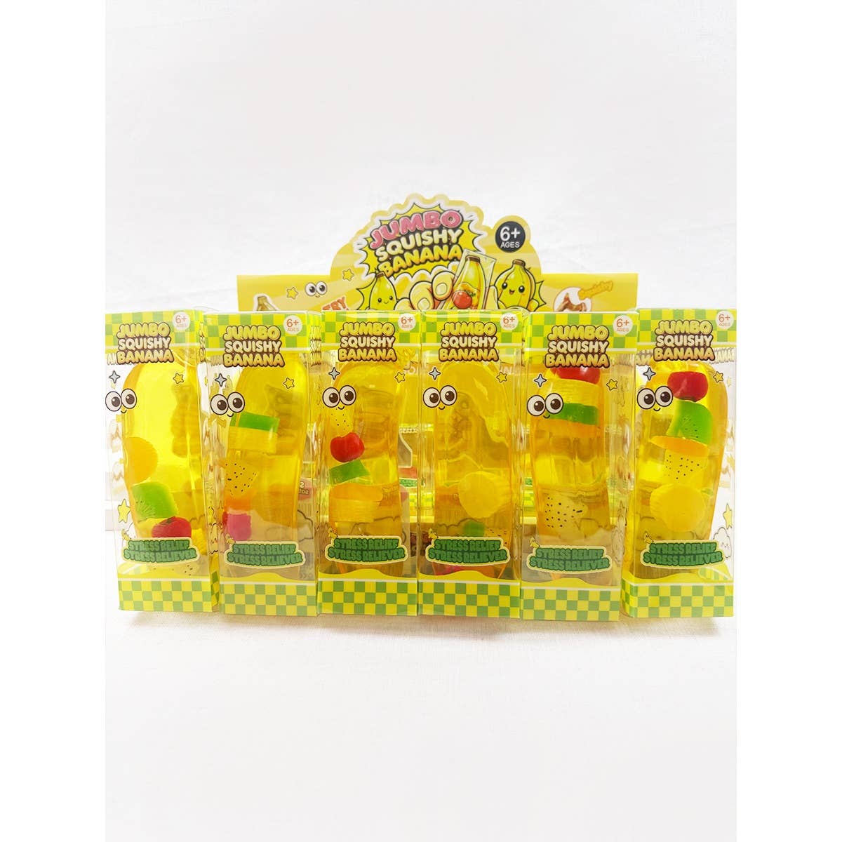 Clear Banana Slow Rising Squishy