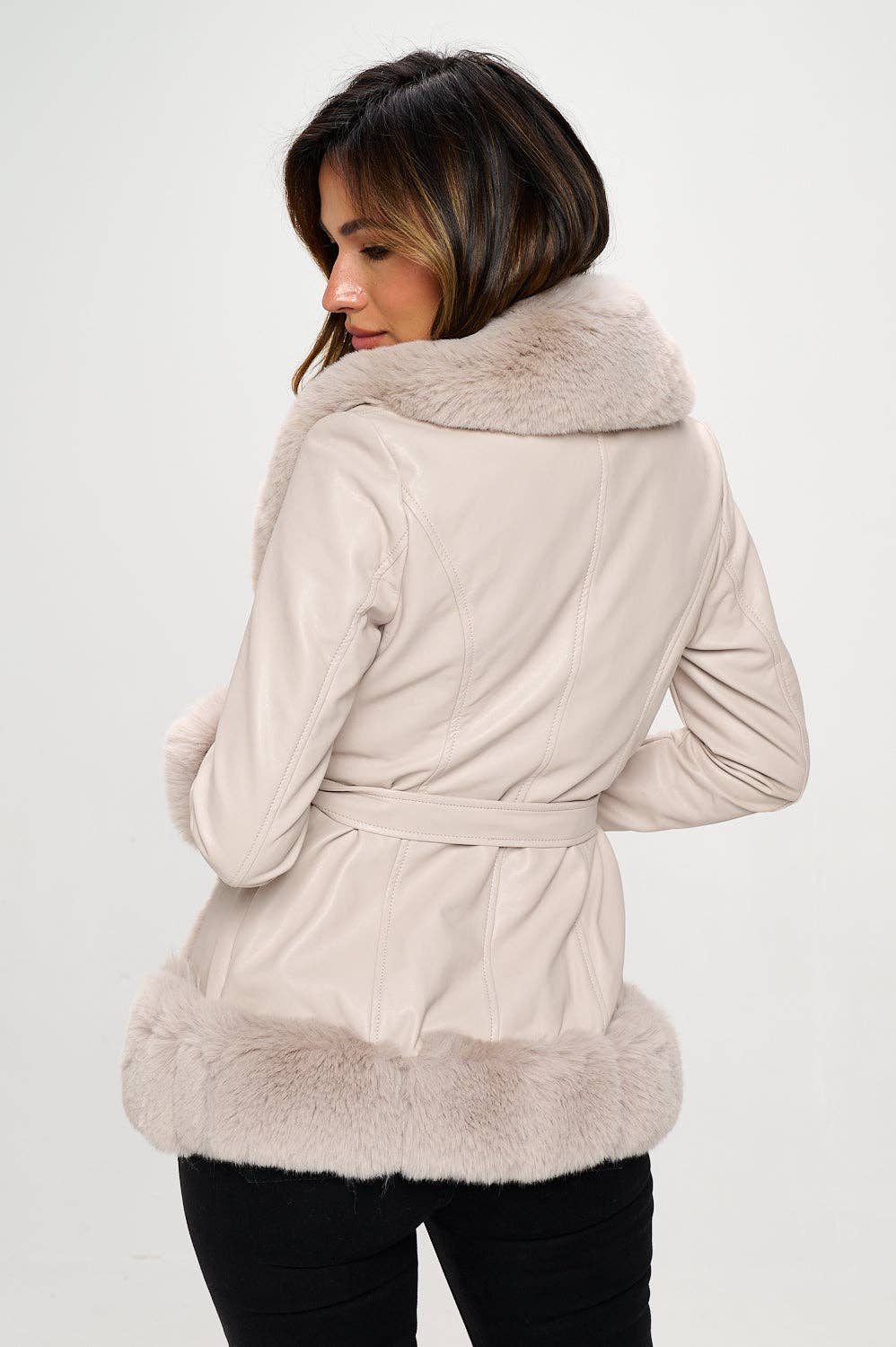 Chateau Plush Belted Jacket
