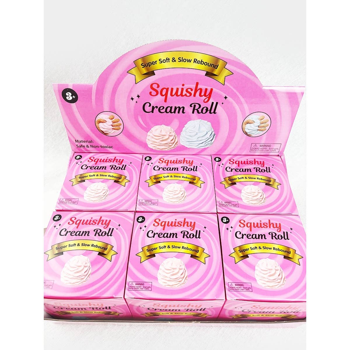 Jumbo Cream Roll Squishy