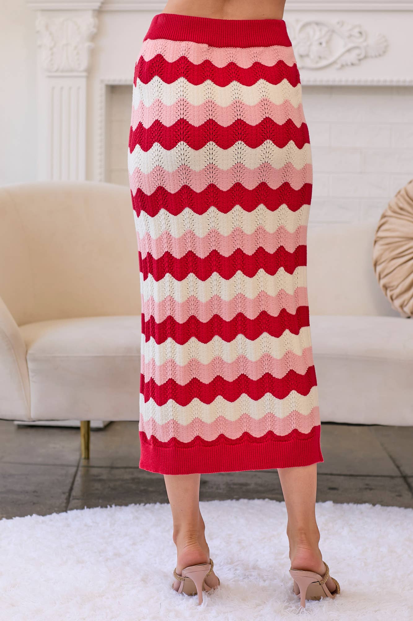 Strawberries and Cream Skirt