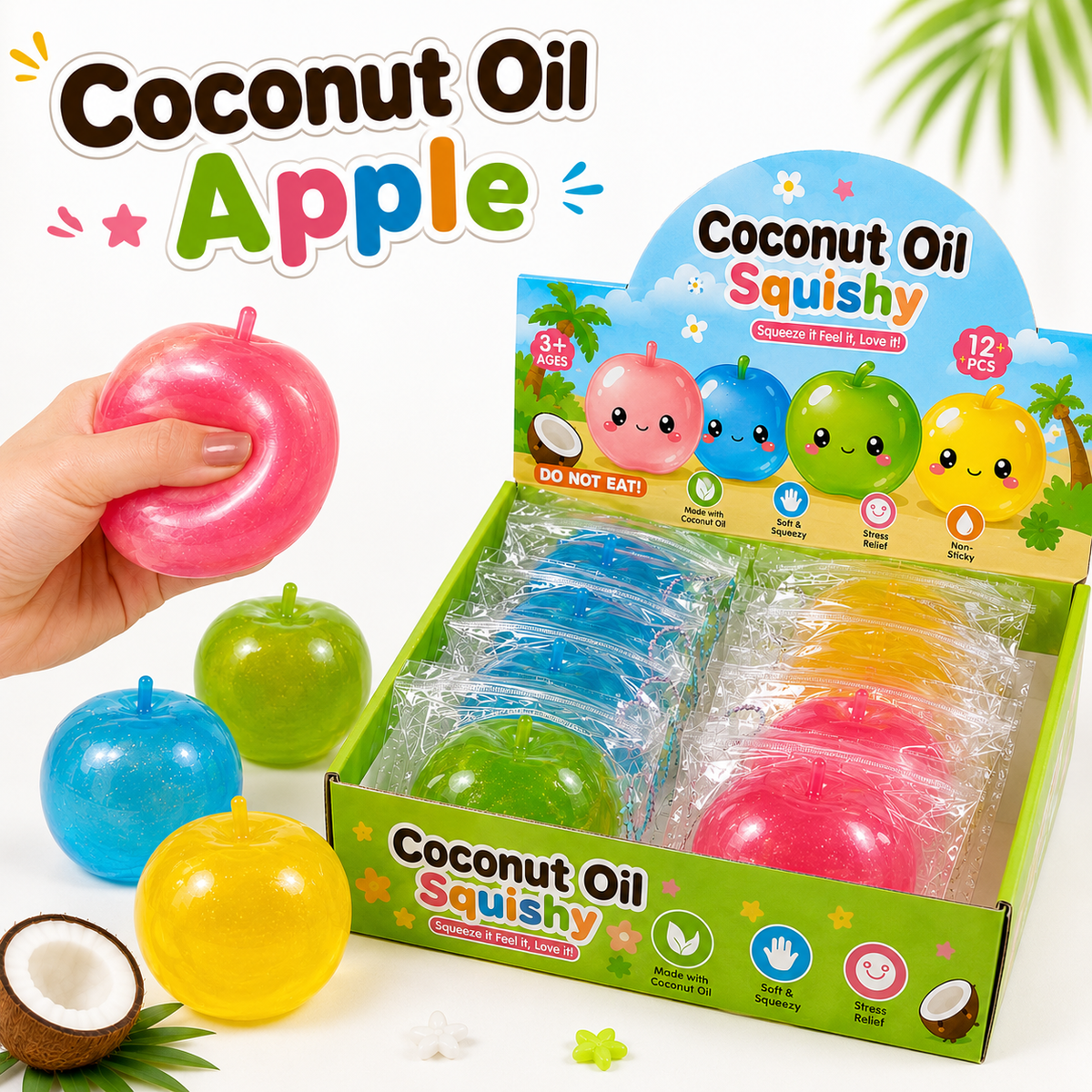 Coconut Oil Squishy Apple