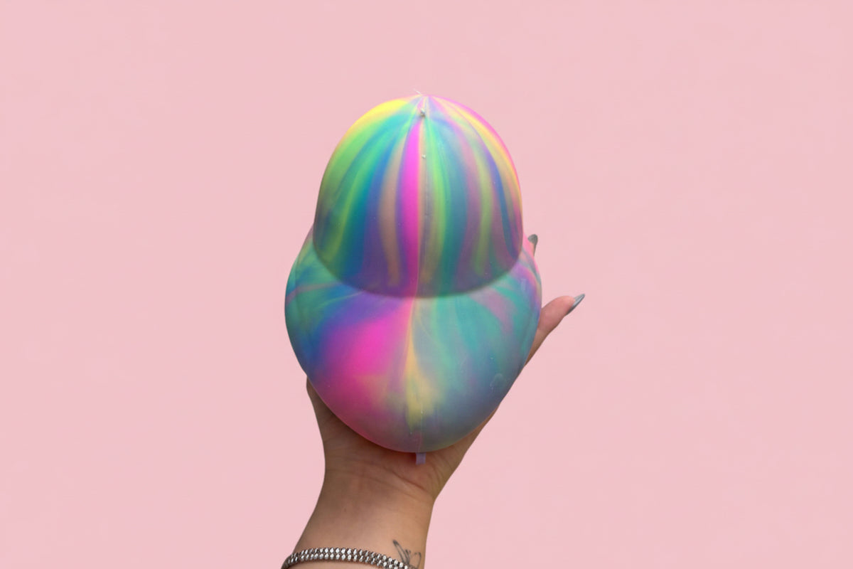 Jumbo Tiedye Rubber Duck Squishy