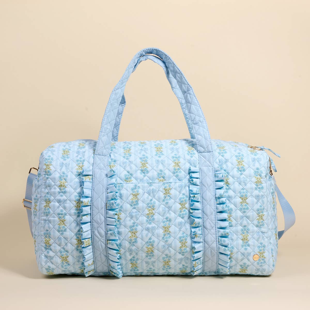 On-the-Go Quilted Weekender Bag–Oh So Fancy Blue