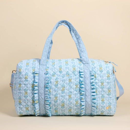 On-the-Go Quilted Weekender Bag–Oh So Fancy Blue