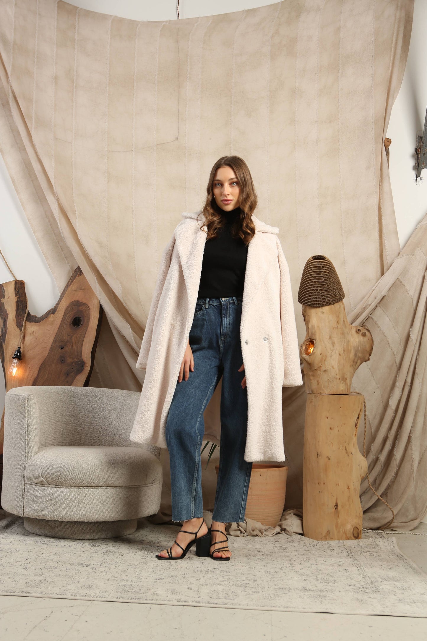 Fiona Oversized Teddy Coat