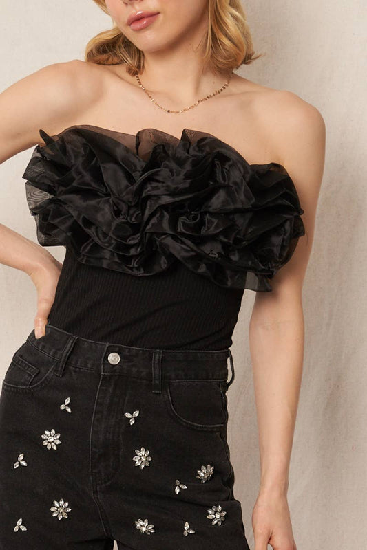 Christie Ruffle Bodysuit