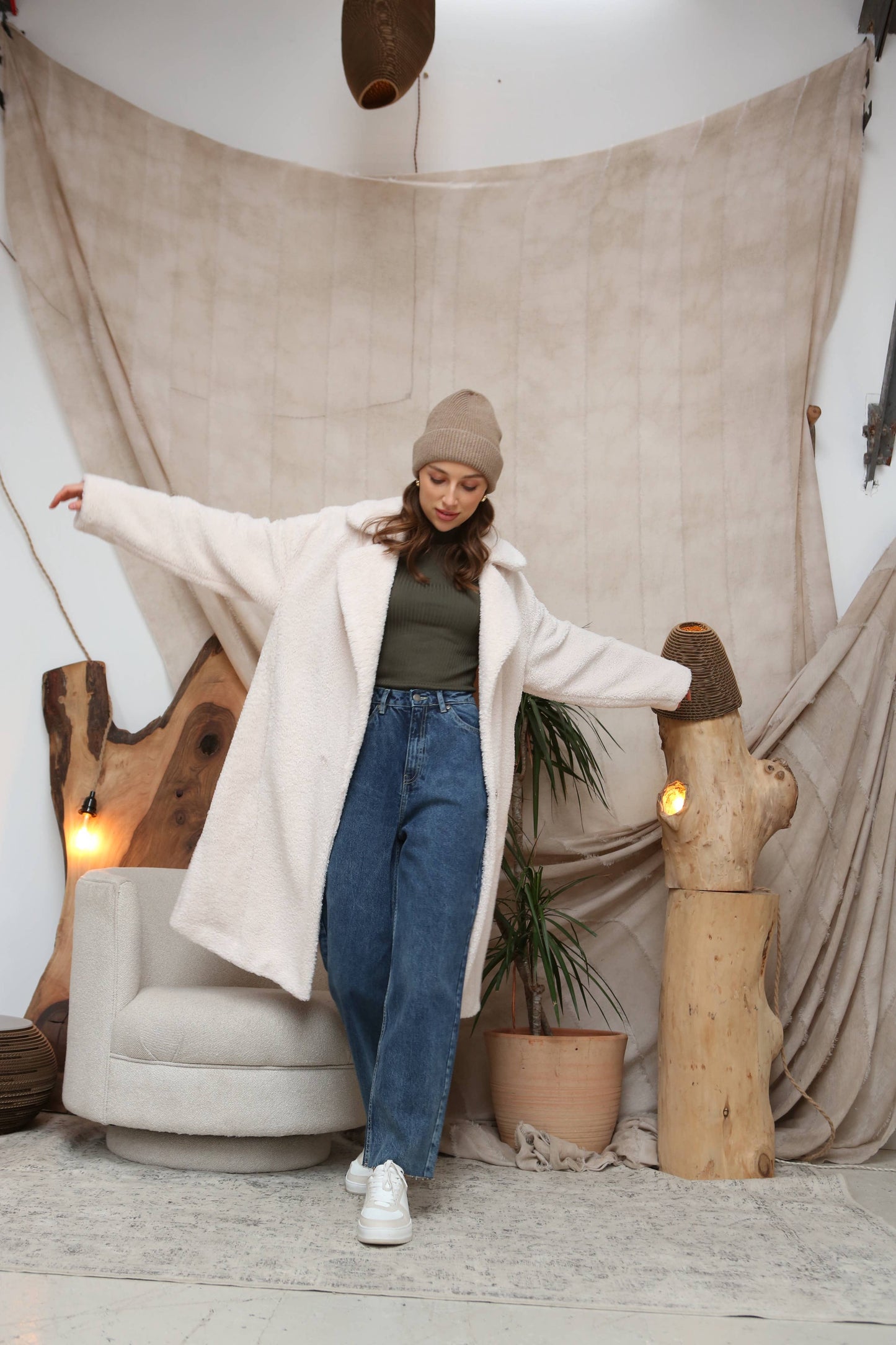 Fiona Oversized Teddy Coat