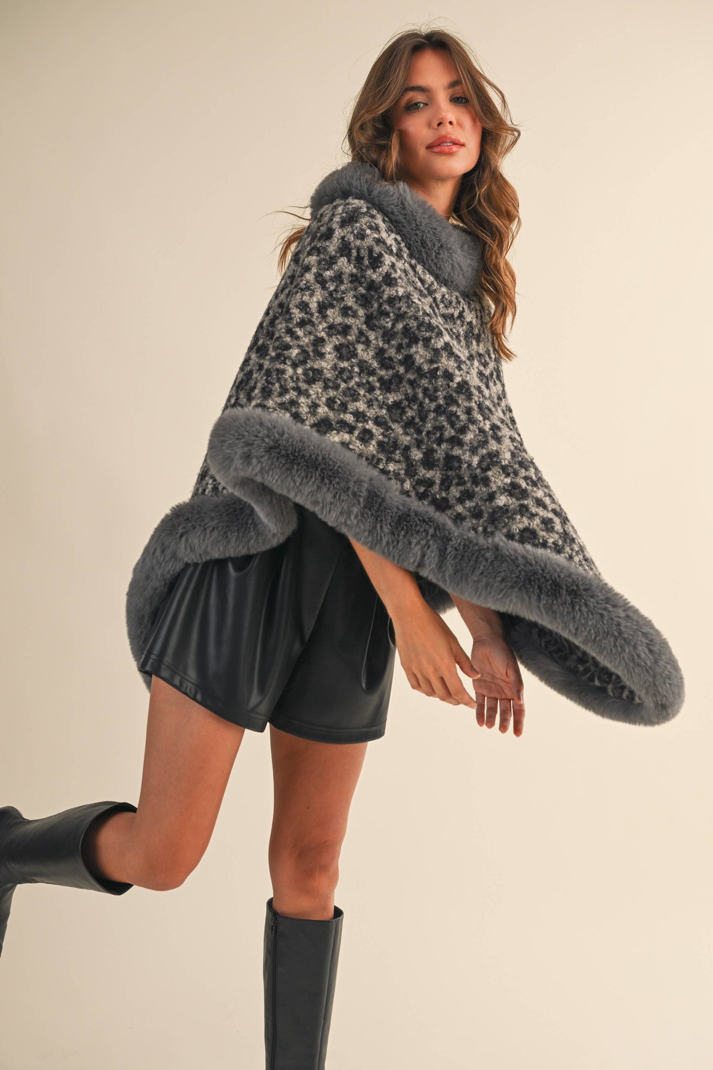 Wild About You Fur Poncho