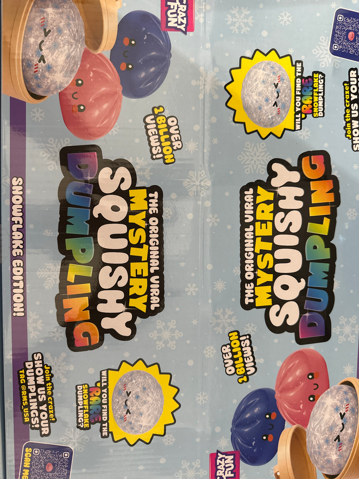 RMS® Crazy Fun™ Snowflake Edition Mystery Bao Bun – Ltd Ed