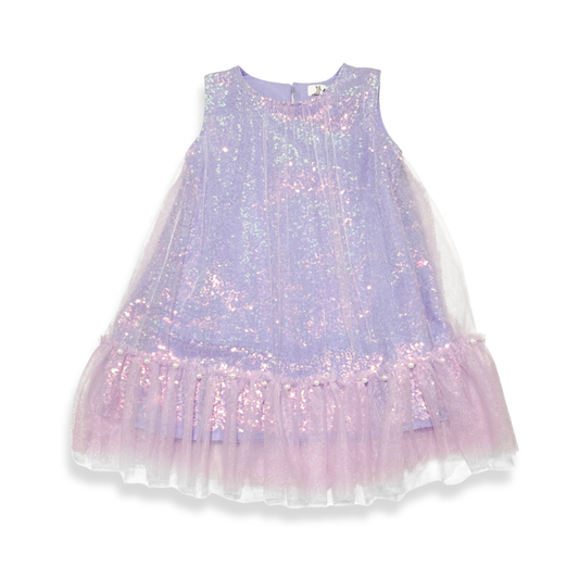 Girls Sequin Layer Dress