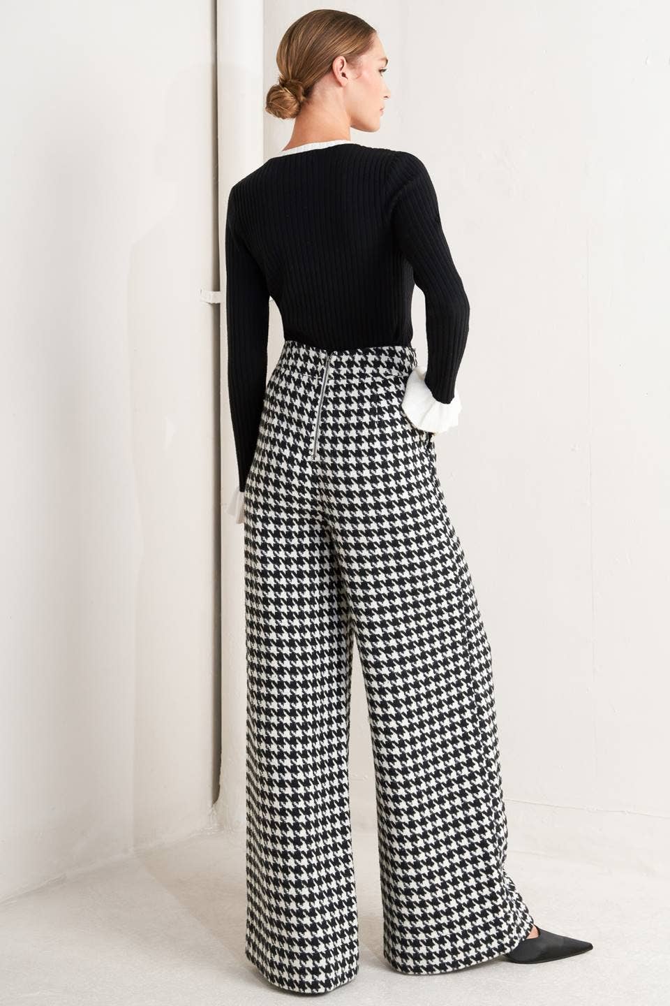 Clarissa Houndstooth Trouser
