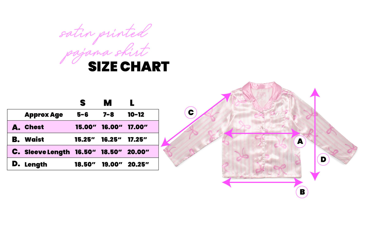 Girls- Floral Print Satin Pajama Set with Headband