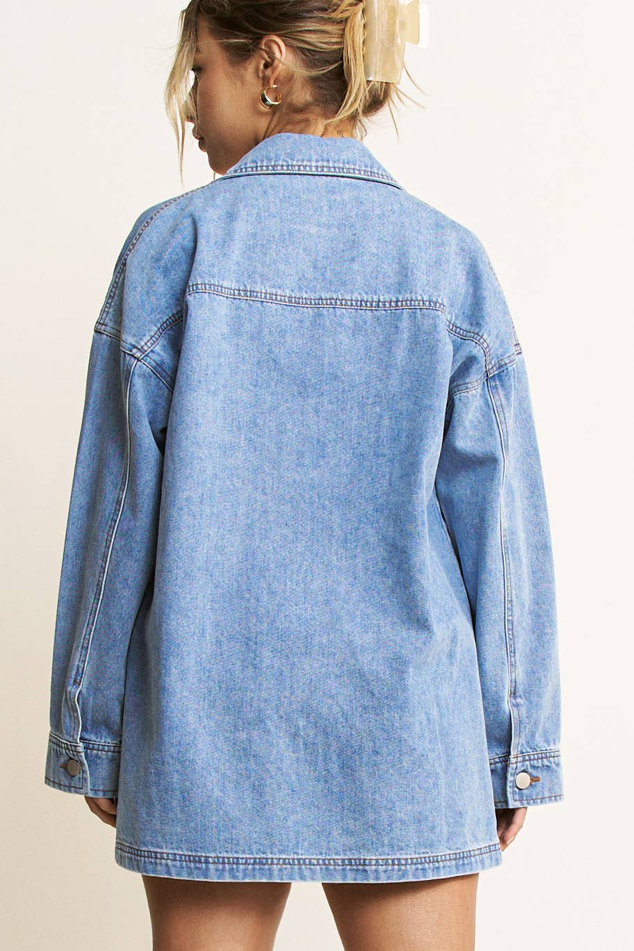 Cooper Denim Shacket – Gilded Swan Boutique