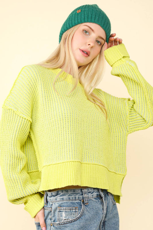 Brielle Sweater- Lemon