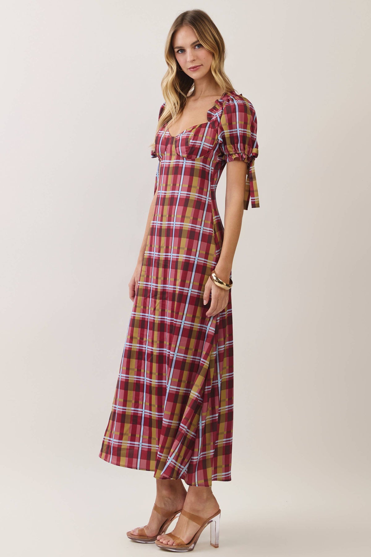 Amanda Plaid Dress