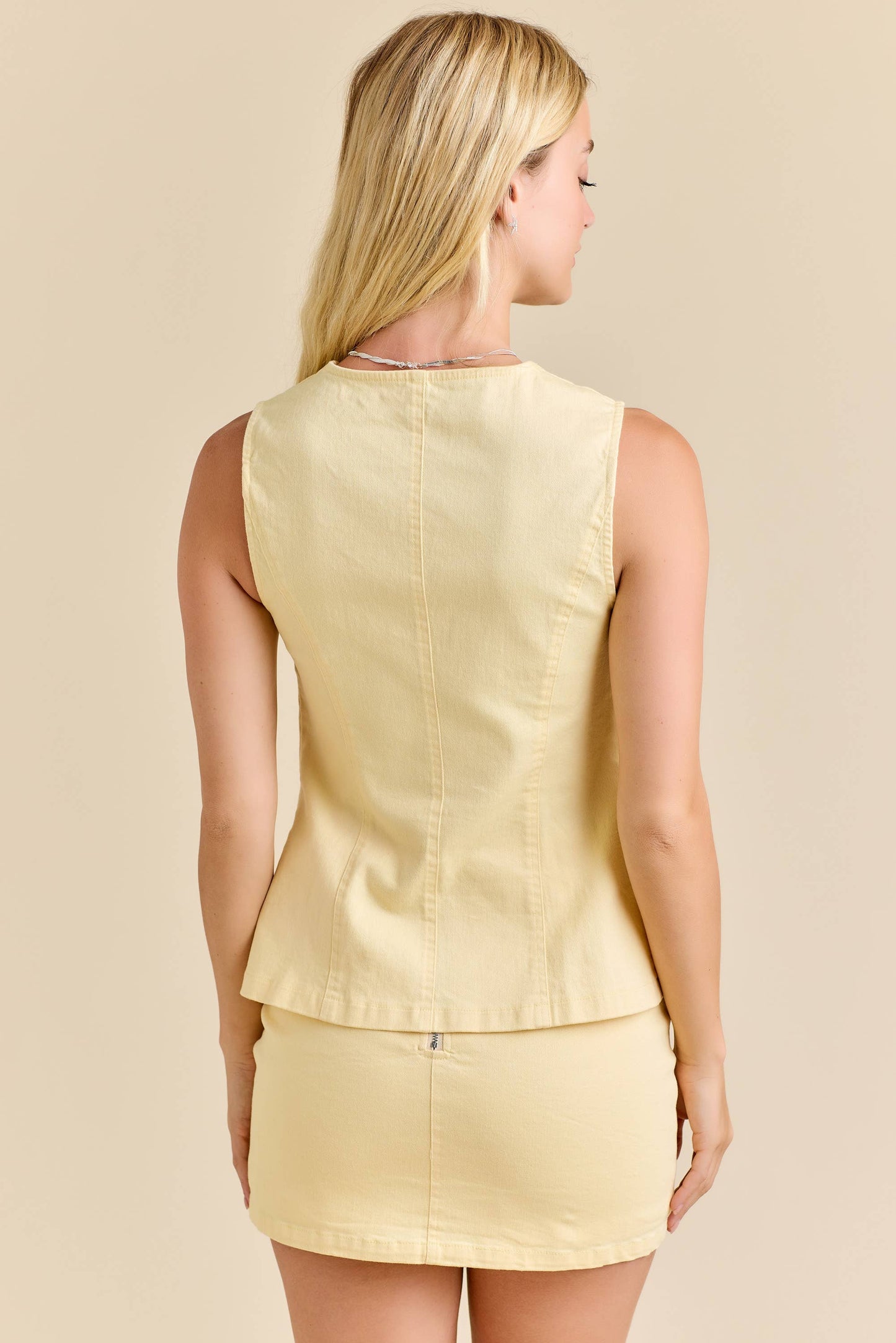 Butter Bow Vest