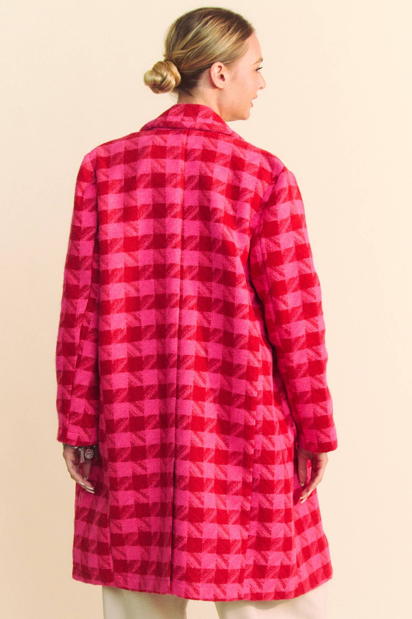 Zeta Houndstooth Coat