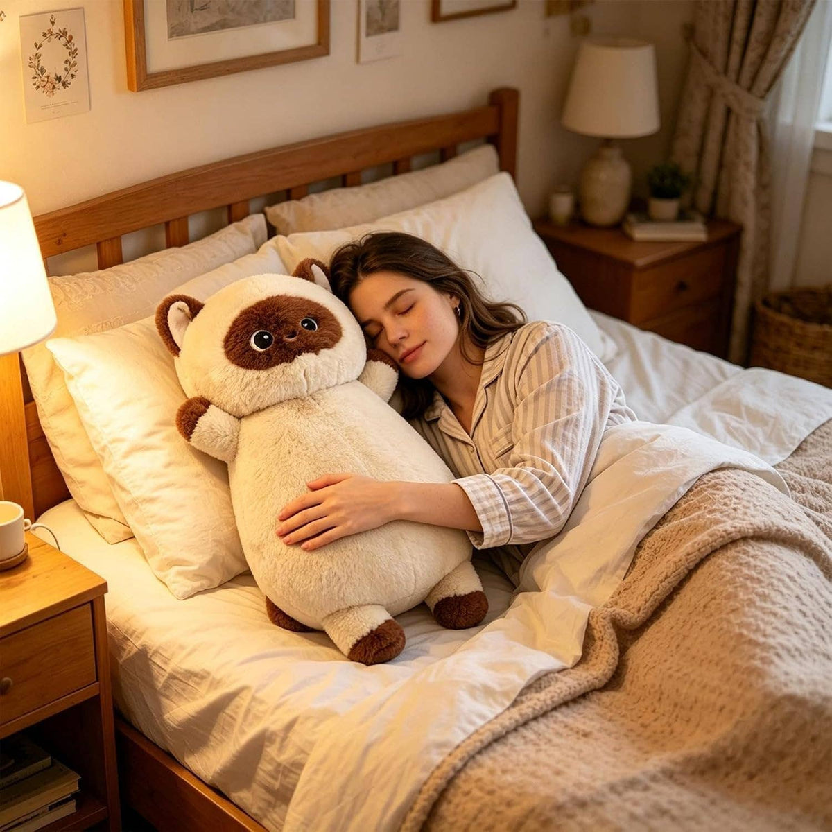 27.6 inch Cat Plush Pillow