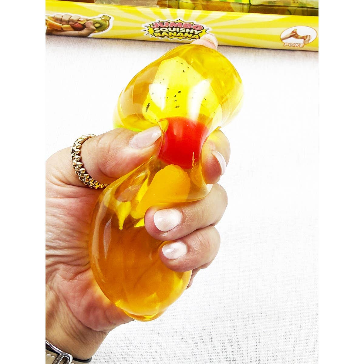 Clear Banana Slow Rising Squishy