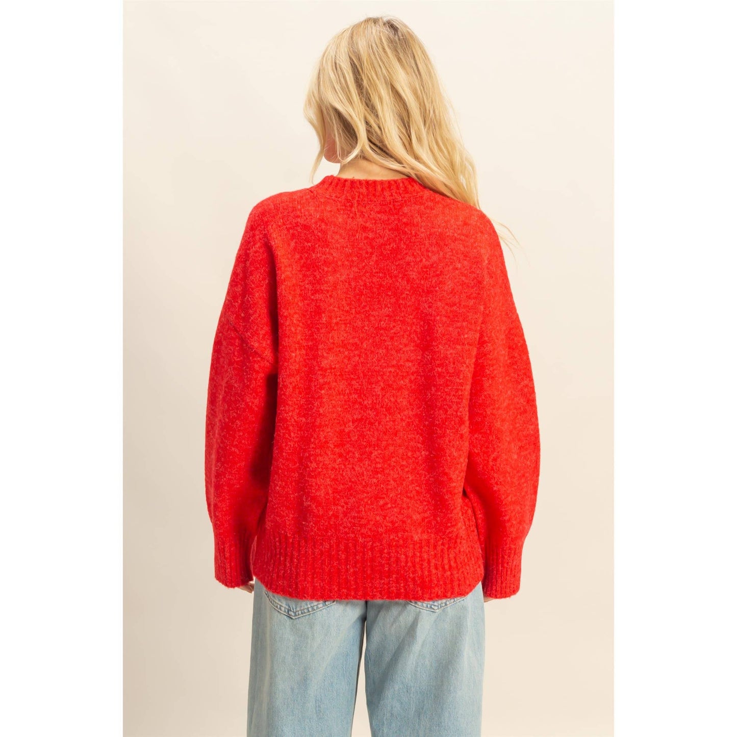 Gumdrop Sweater- Red