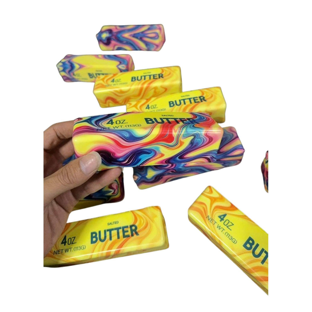 Tie Dye Butter Squishy
