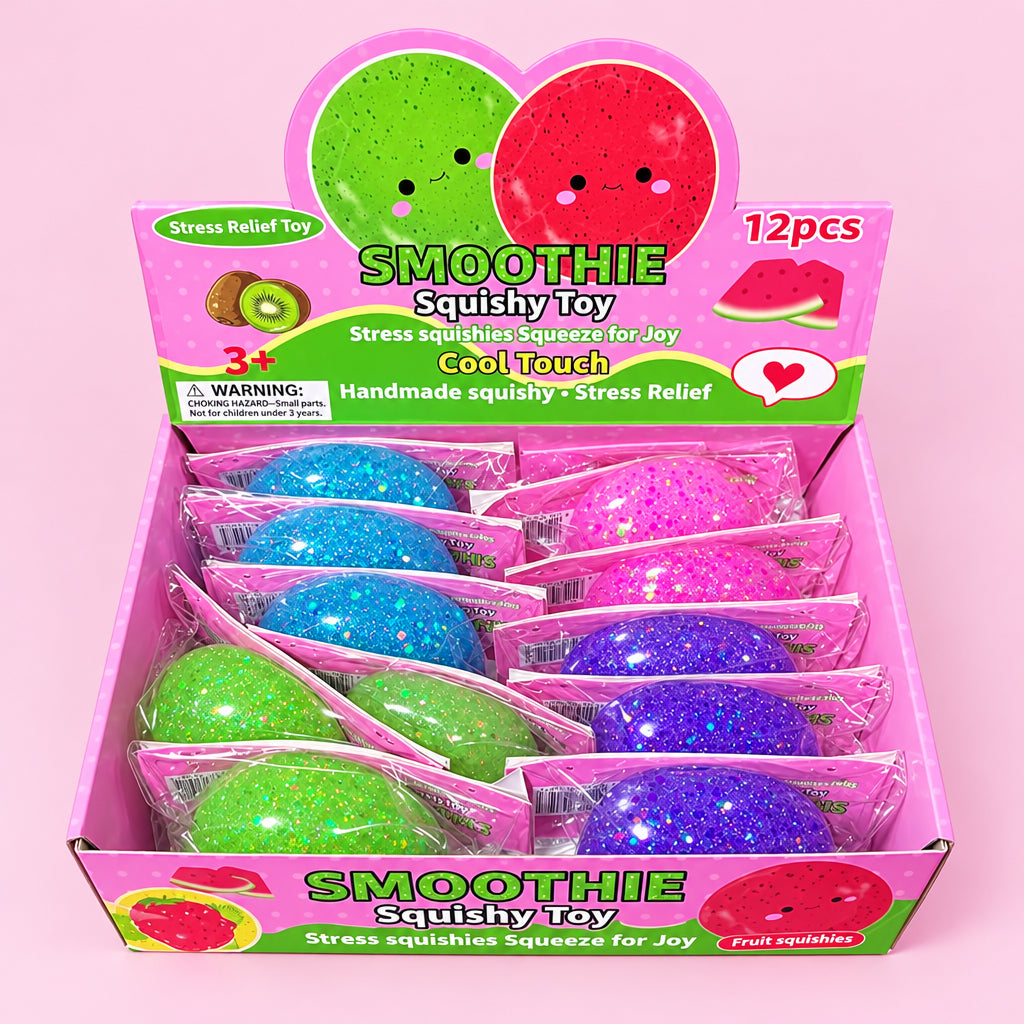 Glitter Icy Slushy Ball Squishy