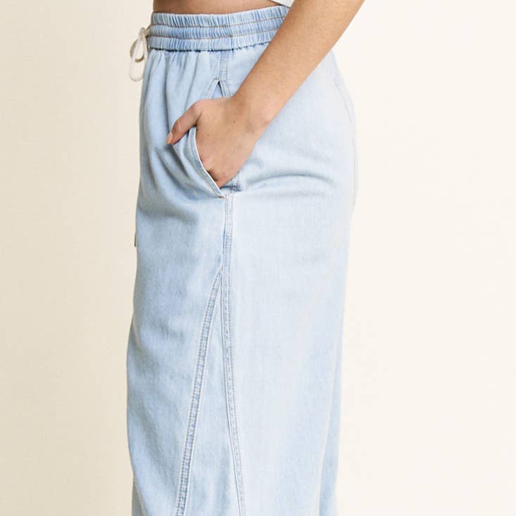 Ultra Soft Wide Leg Jeans