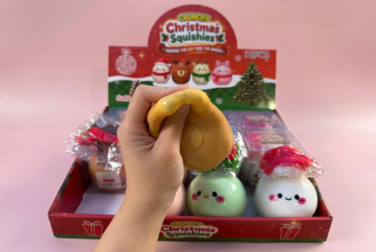 Crunchy Christmas Cartoon Ball w/Accessories