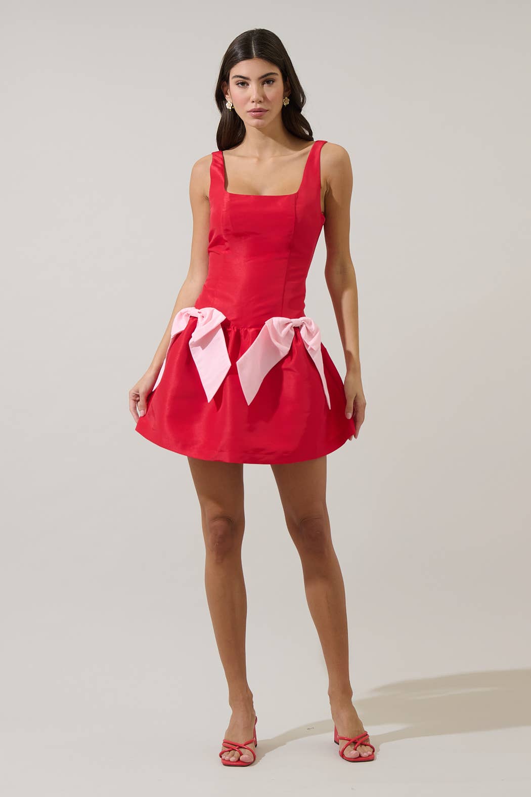 Noretta Bow Mini Dress